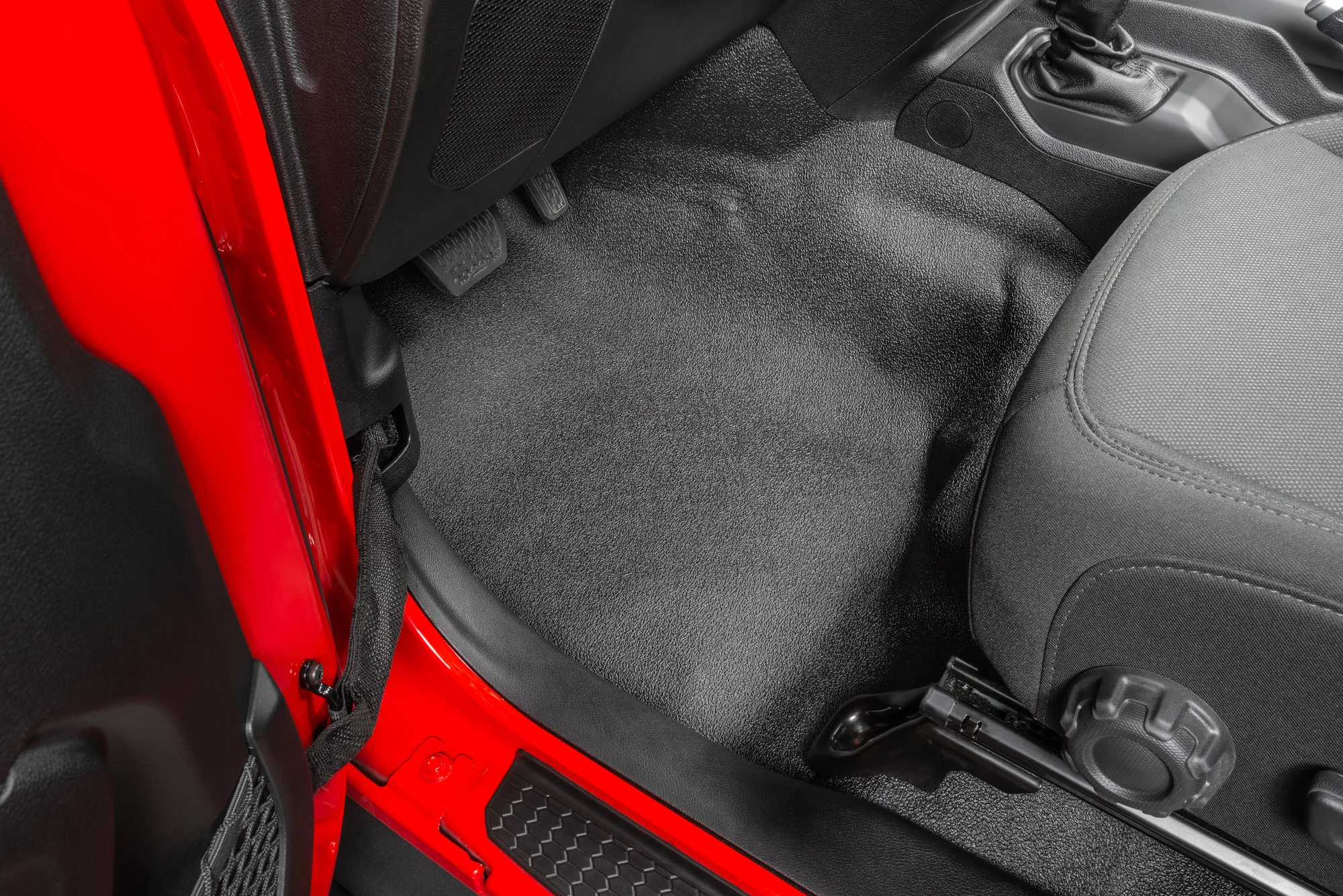 Bedrug BTJL18F4 BedTred Premium Molded 3 Piece Front Floor Kit for 18-20 Jeep Wrangler JL Unlimited