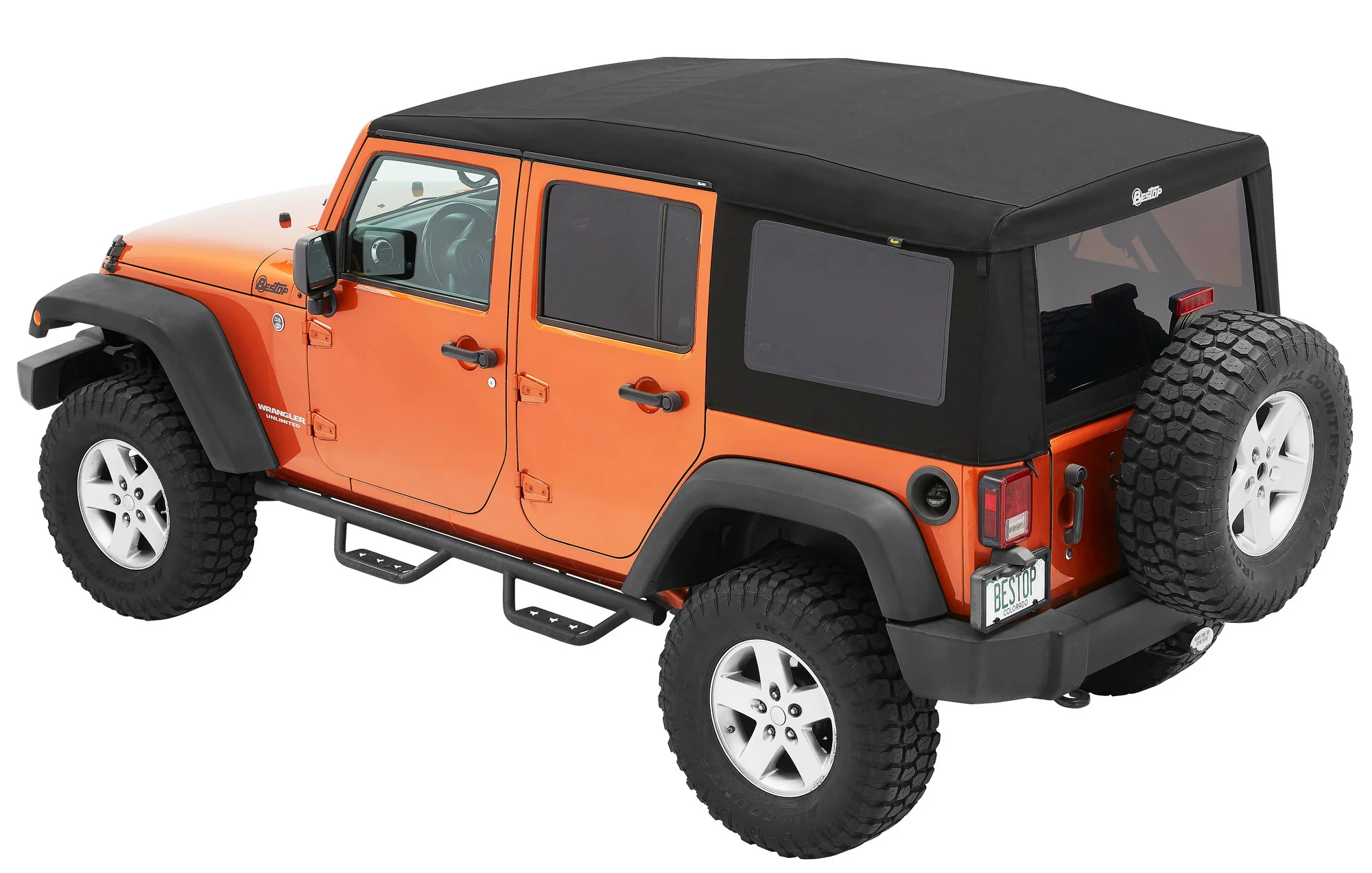 Bestop  Supertop Ultra Squareback Soft Top for 07-18 Jeep Wrangler JK Unlimited  4-Door