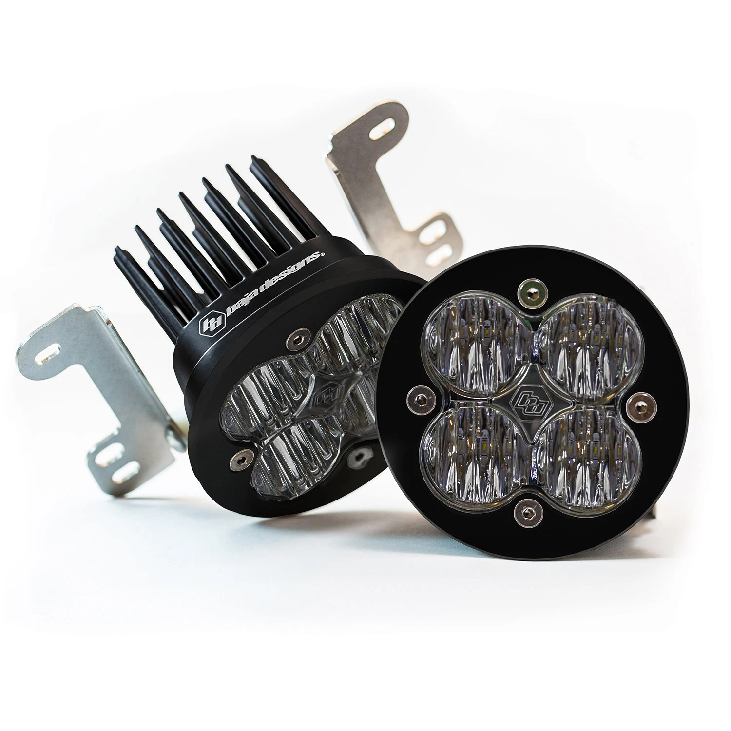 Baja Designs  Squadron-R SAE LED Fog Pocket Light Kit for 07-18 Jeep Wrangler JK