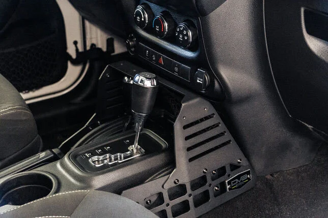 DV8 Offroad CCJK-01 Center Console Molle Panels & Device Bridge for 07-18 Jeep Wrangler JK