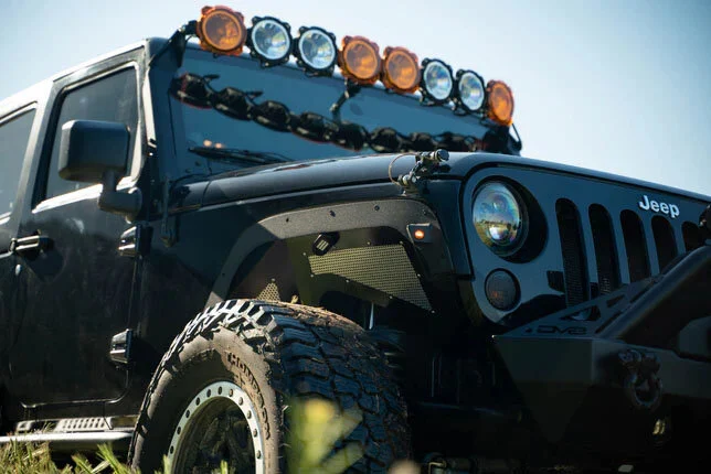 DV8 Offroad FDJK-08 Fender Flare Deletes for 07-18 Jeep Wrangler JK