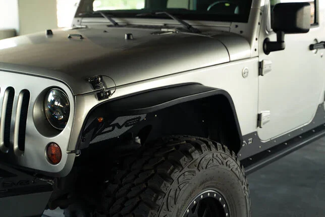 DV8 Offroad FDJK-07 Slim Fender Flares for 07-18 Jeep Wrangler JK
