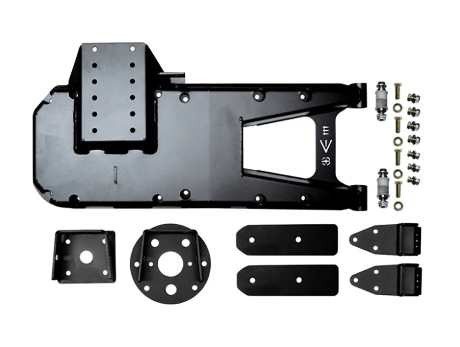 EVO Manufacturing  Heavy-Duty Hinged Tire Carrier  for 18-20 Jeep Wrangler JL & JL Unlimited