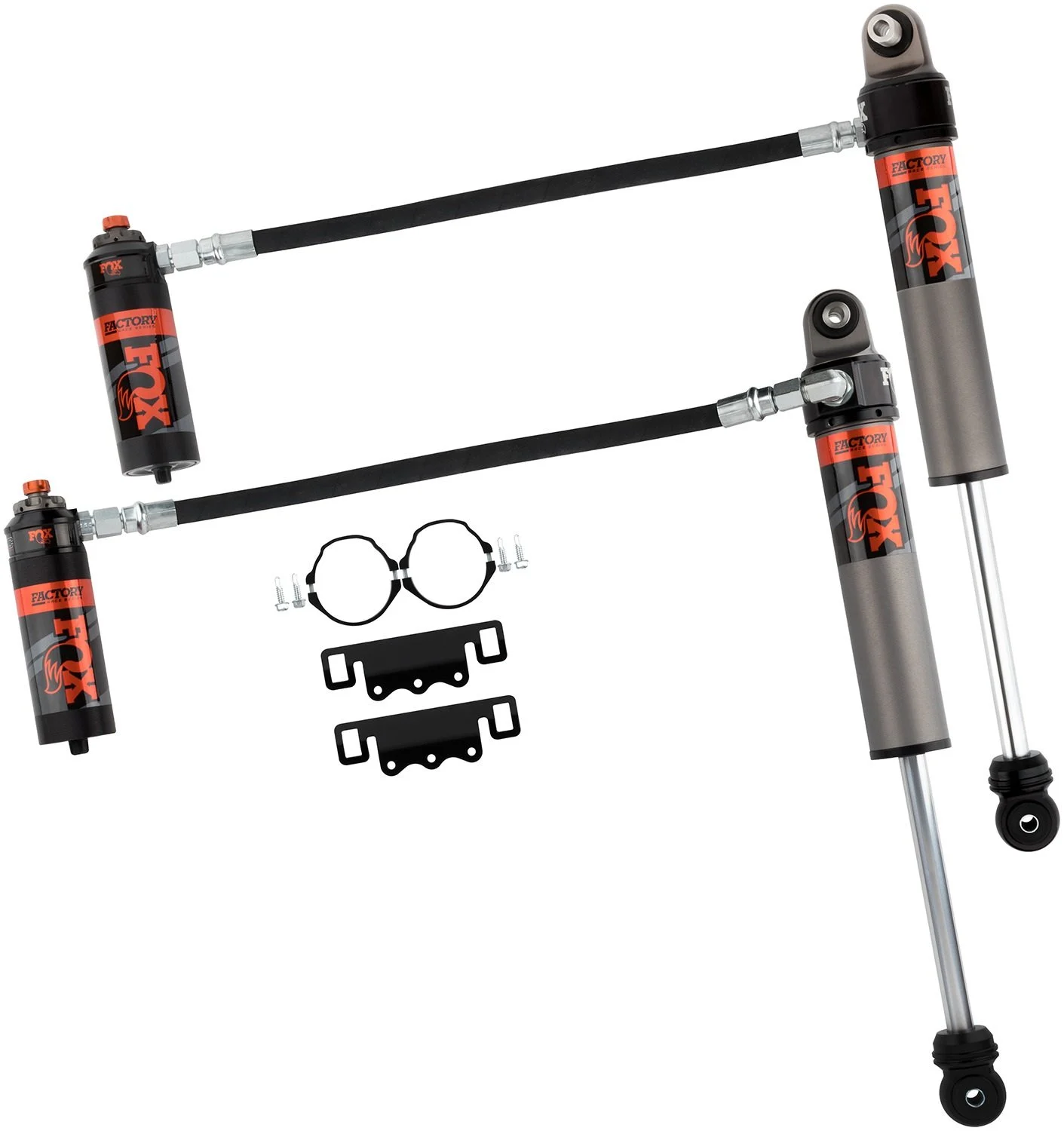 Fox Racing Shox  Performance Elite Series 2.5 Reservoir Front Adjustable Shocks for 18-26 Jeep Wrangler JL & Gladiator JT for 18-26 Jeep Wrangler JL & Gladiator JT with 0-1.5in Lift