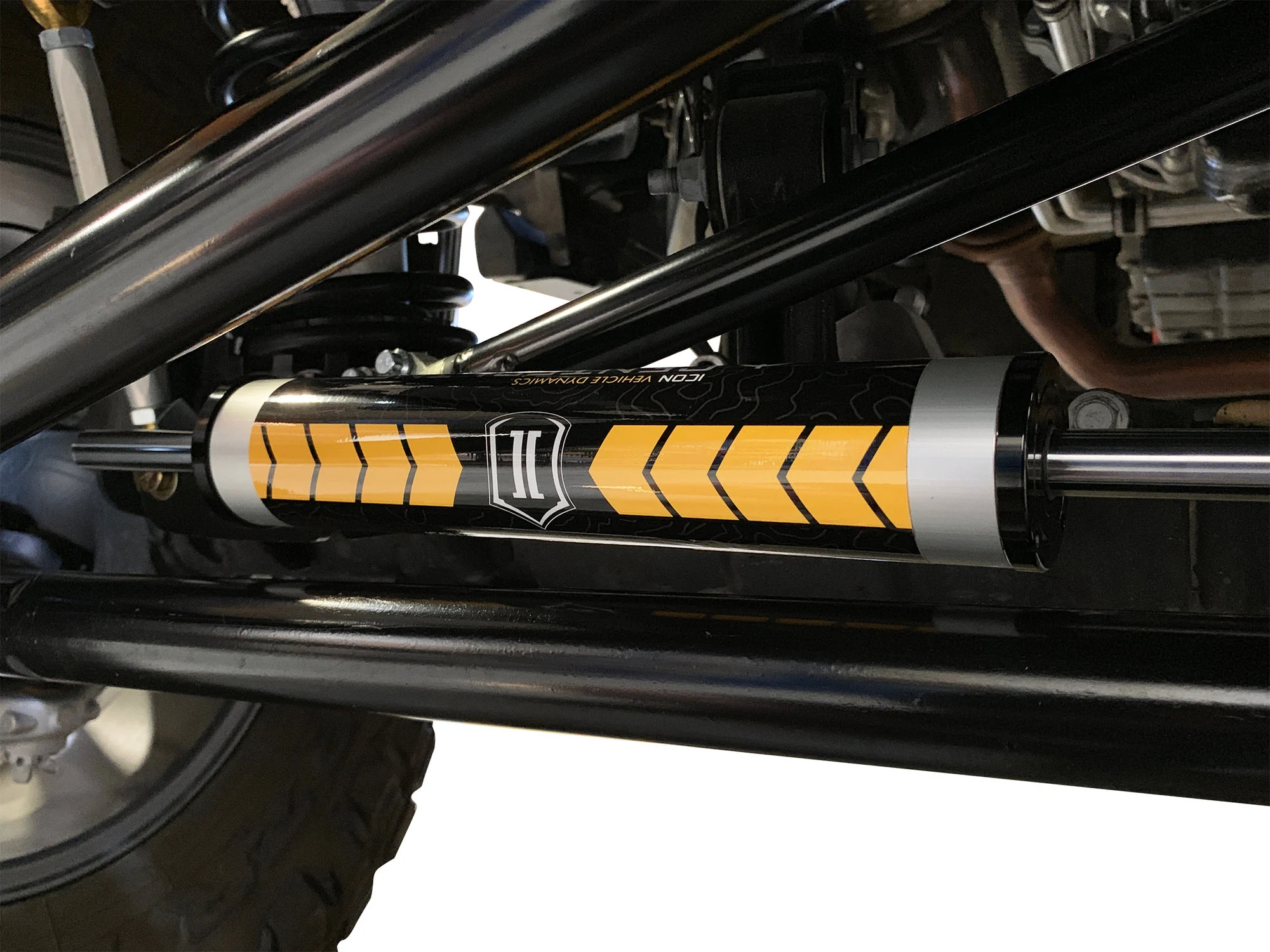 ICON Vehicle Dynamics 22038 2.0 Centerline Steering Stabilizer for 18-21 Jeep Wrangler JL & Gladiator JT