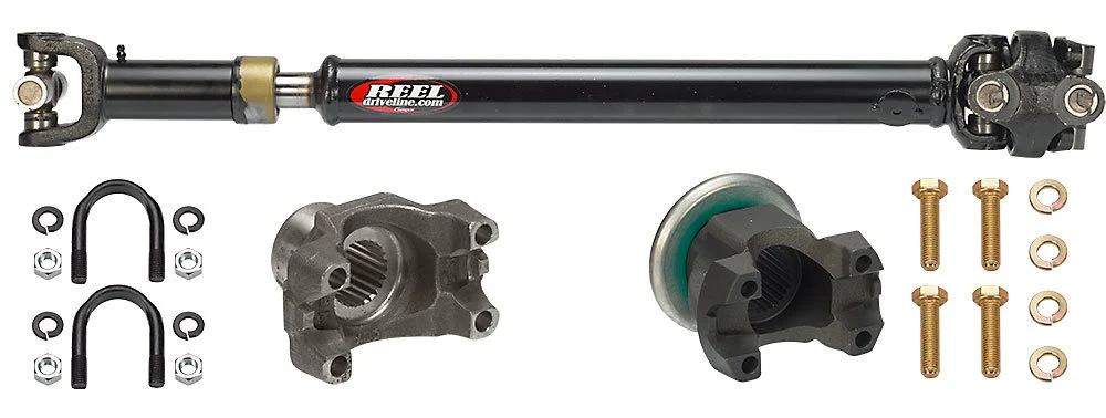 J.E. Reel 3112JK-24F-BFGD Heavy Duty 1310 Front Driveshaft  for 12-18 Jeep Wrangler JK with Automatic Transmission