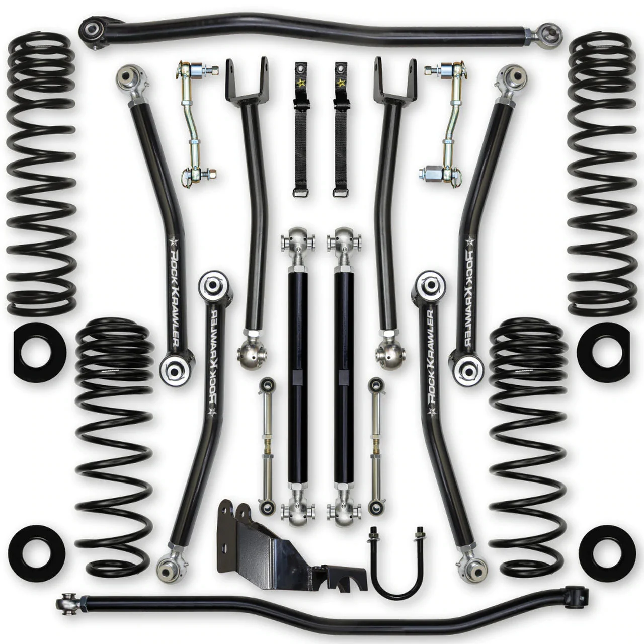 Rock Krawler  4.5" X Factor System for 18-26 Jeep Wrangler JL Unlimited 4-Door without Shocks for 18-26 Jeep Wrangler JL Unlimited 4-Door