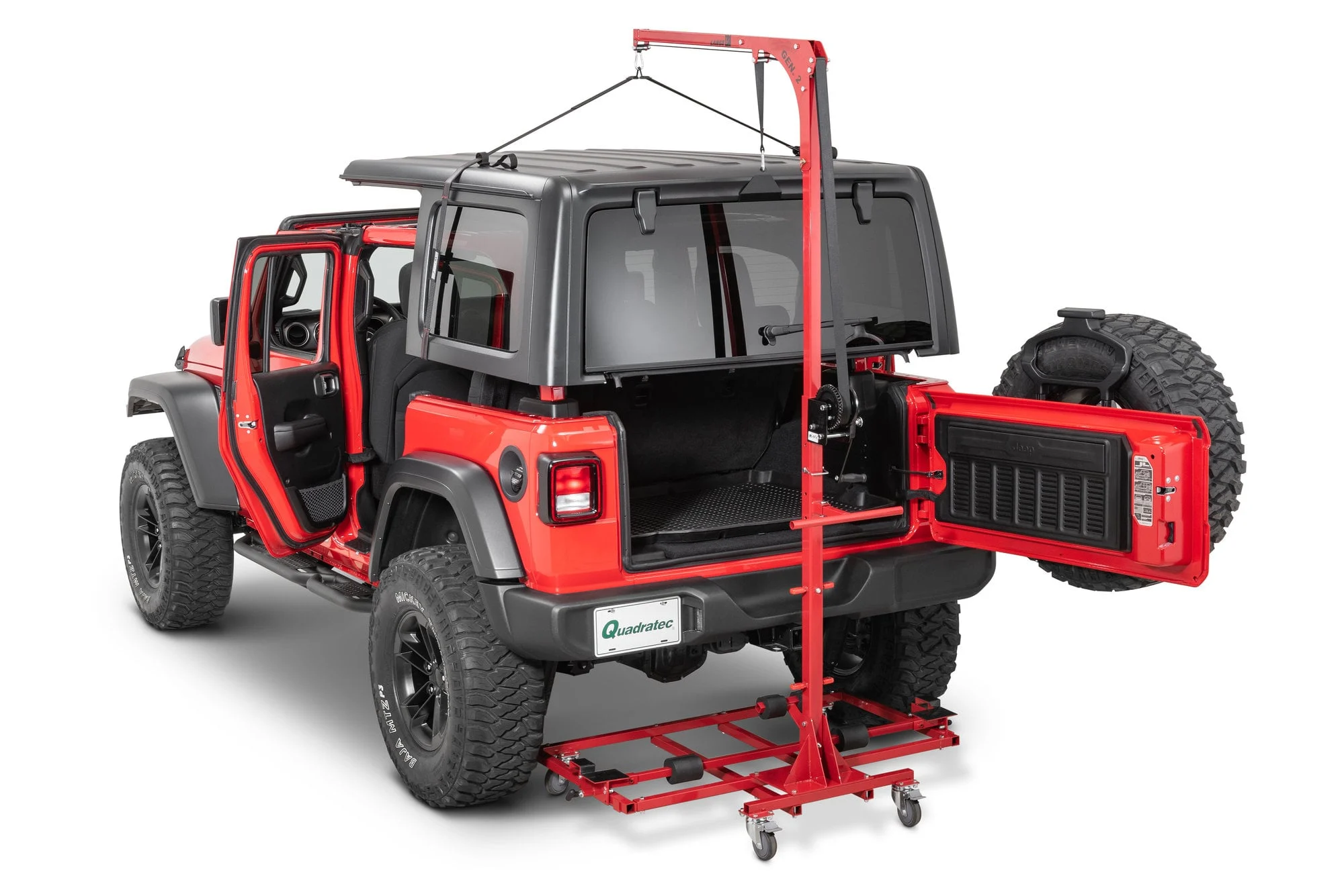 Lange Originals 014-GEN2 Hoist-A-Cart Gen 2 for 07-23 Jeep Wrangler JL & JK for 07-26 Jeep Wrangler JL & JK