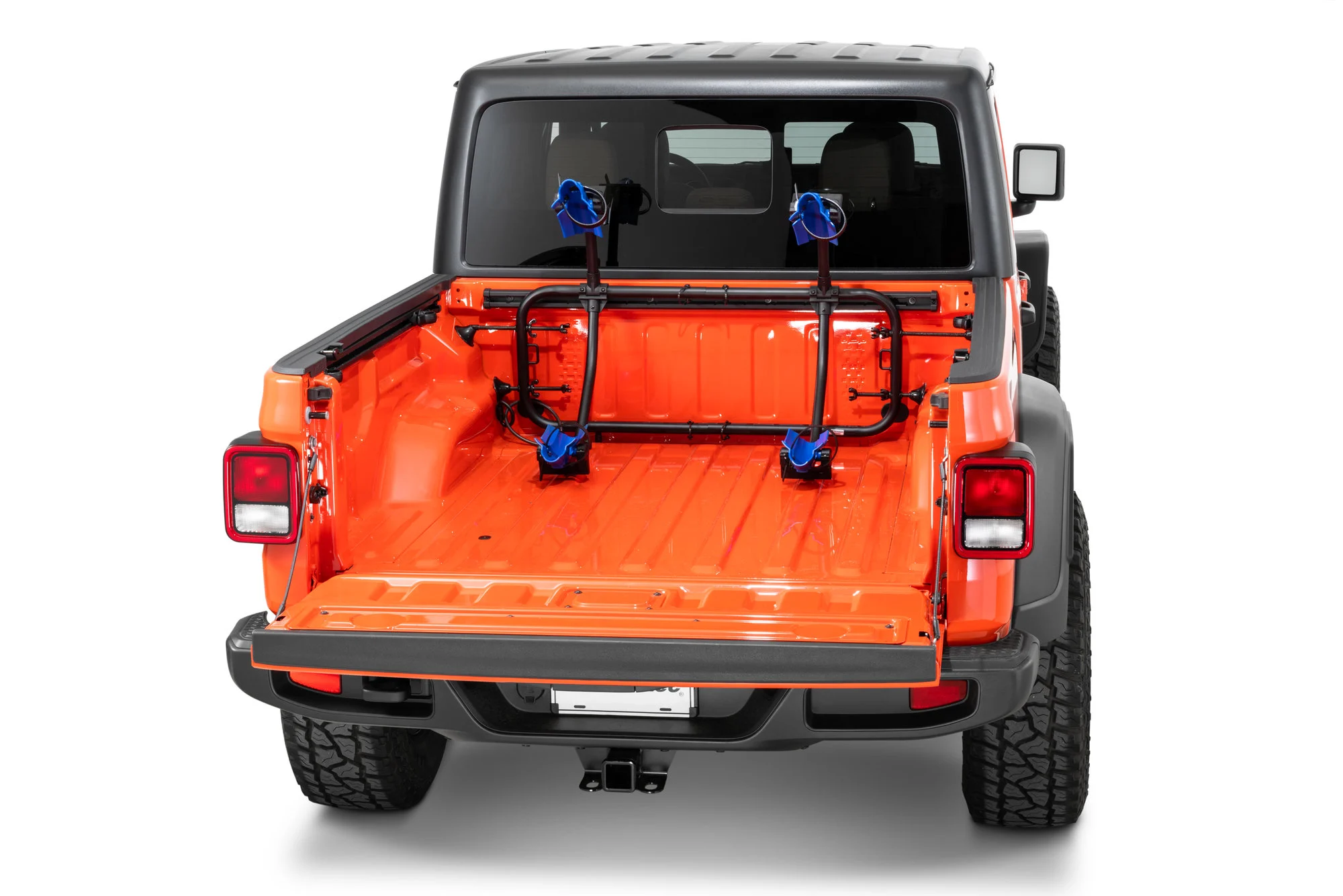 Heininger Automotive 2028 Advantage SportsRack BedRack Elite 2-Bike Rack for 20-21 Jeep Gladiator JT & Smaller Pickup Truck Applications
