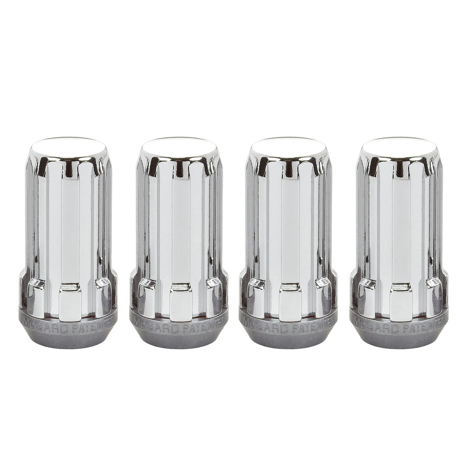 McGard  Lug Nut 4 Pack for Jeep CJ & Wrangler in Spline Drive with Chrome Finish