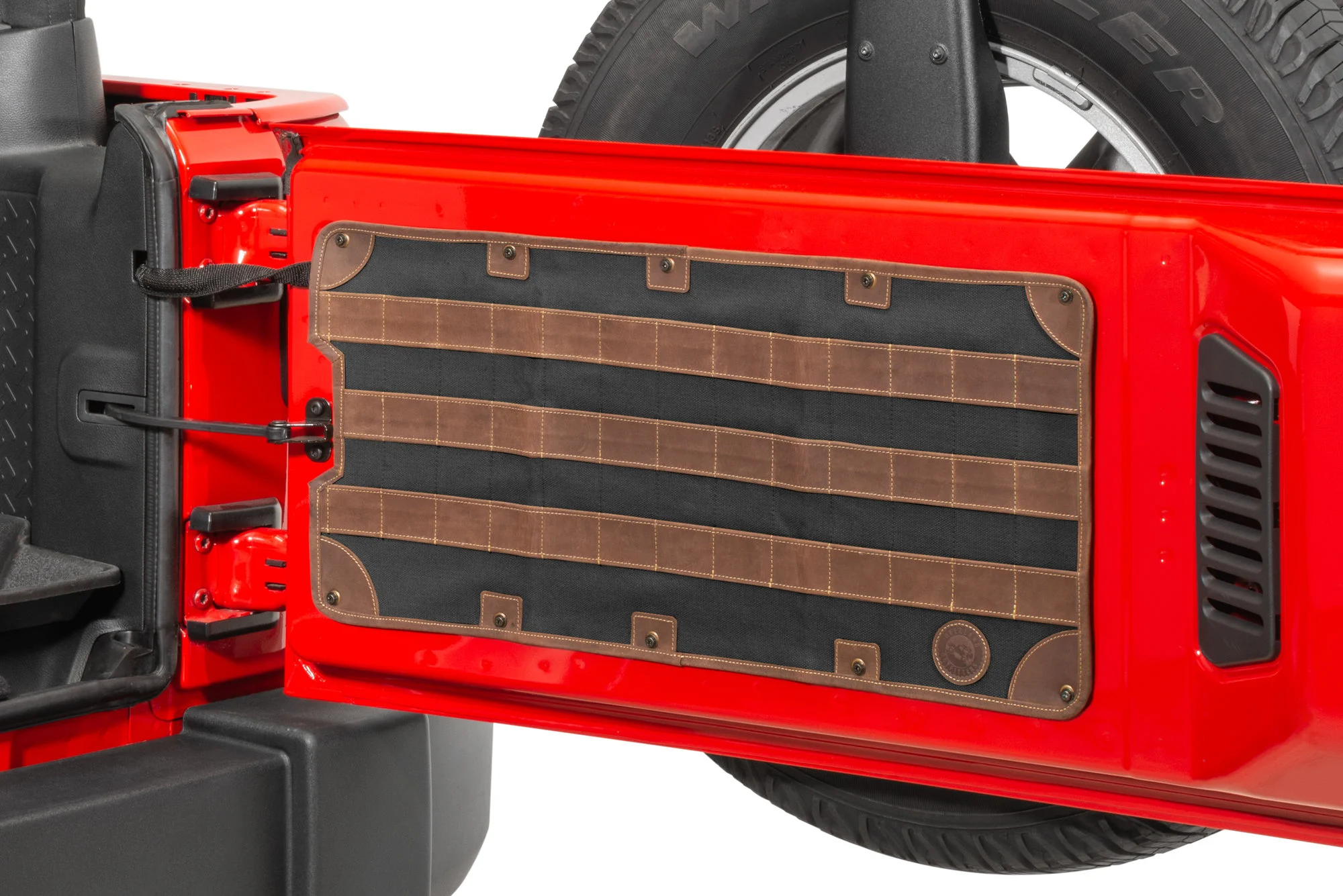 Overland Outfitters  HD MOLLE Tailgate Panel for 07-18 Jeep Wrangler JK in Black for 07-18 Jeep Wrangler JK