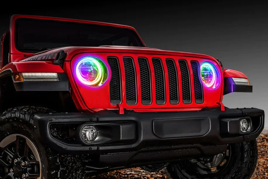 Oracle Lighting  ColorSHIFT® RGB+W Headlight DRL Upgrade Kit for 18-24 Jeep Wrangler JL