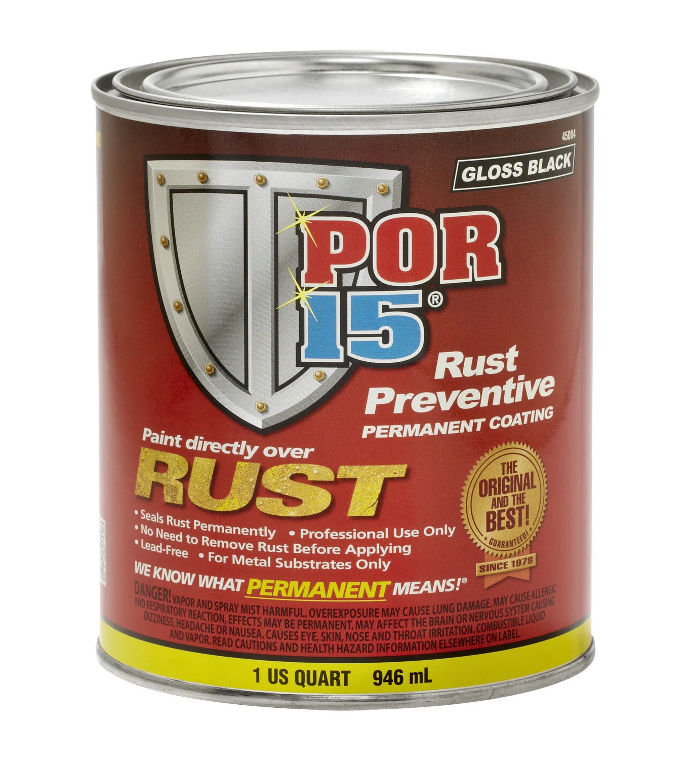 Por-15 45004 Rust Preventive Coating - Quart