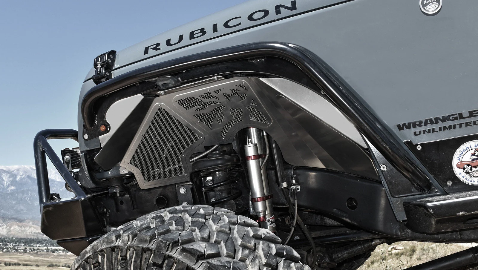Poison Spyder  Vented Inner Fender Kit for 07-18 Jeep Wrangler JK