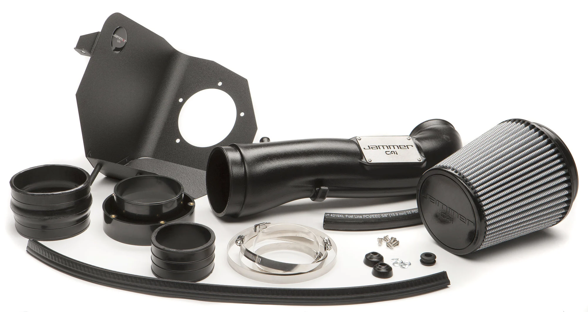 Powerteq 484141-D Jammer Cold Air Intake for 12-18 Jeep Wrangler JK with 3.6L