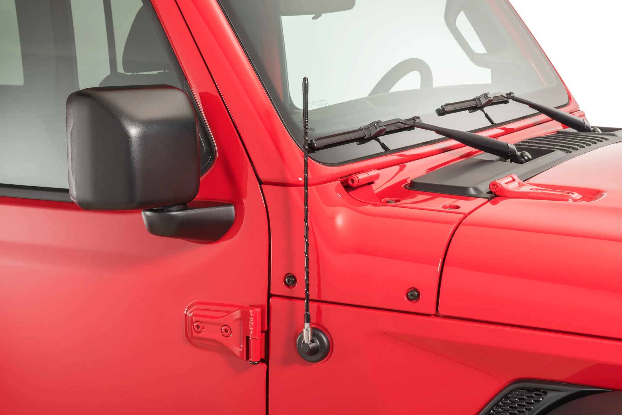 Quadratec  16" Hi Performance AM/FM Stubby Antenna for 07-23 Jeep Wrangler JL, JK & Gladiator JT