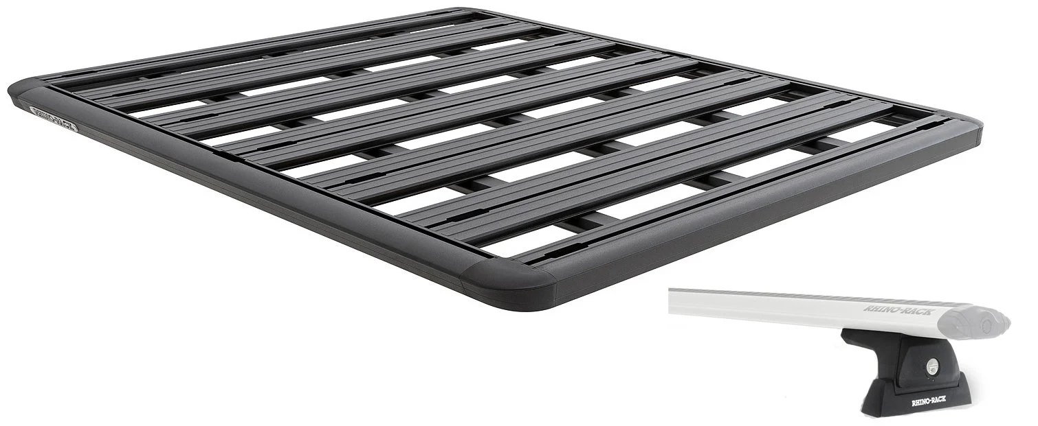 Rhino-Rack  Pioneer Platform with Backbone System 48" x 56" for 20-22 Jeep Gladiator JT