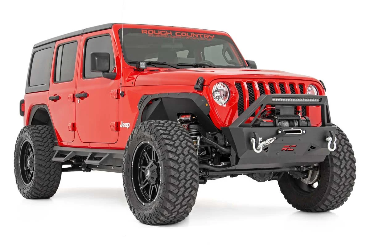 Rough Country 10539 Front & Rear Fender Delete Kit for 18-20 Jeep Wrangler JL