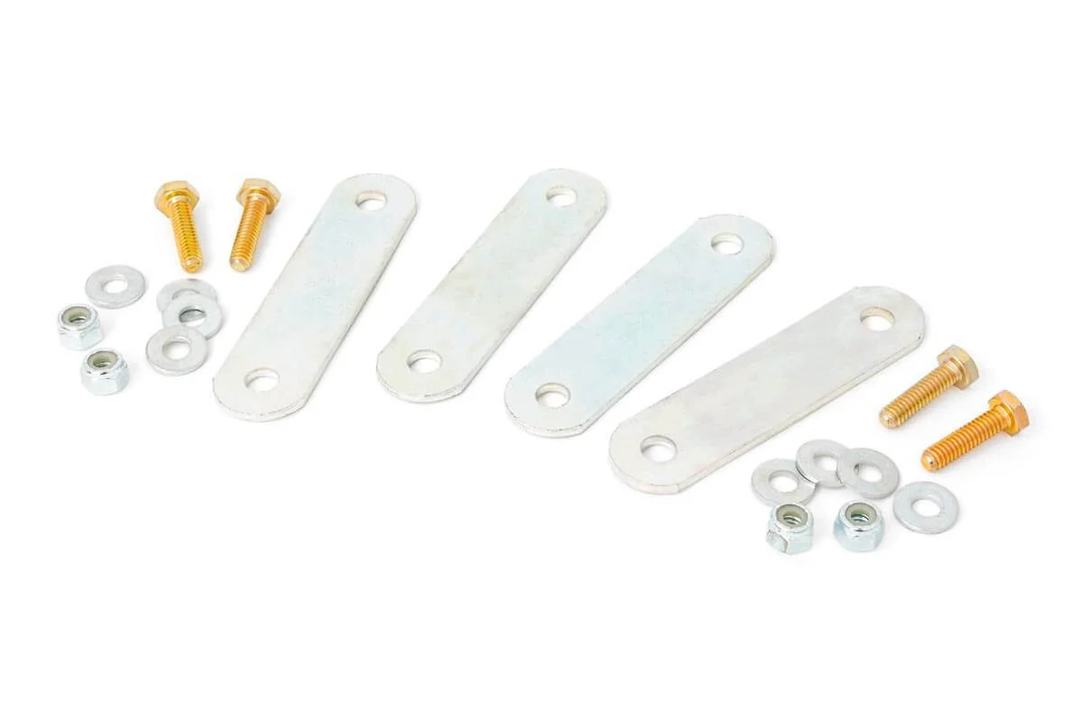 Rough Country 1152 Front & Rear Brake Line Extension Brackets  for 07-18 Jeep Wrangler JK