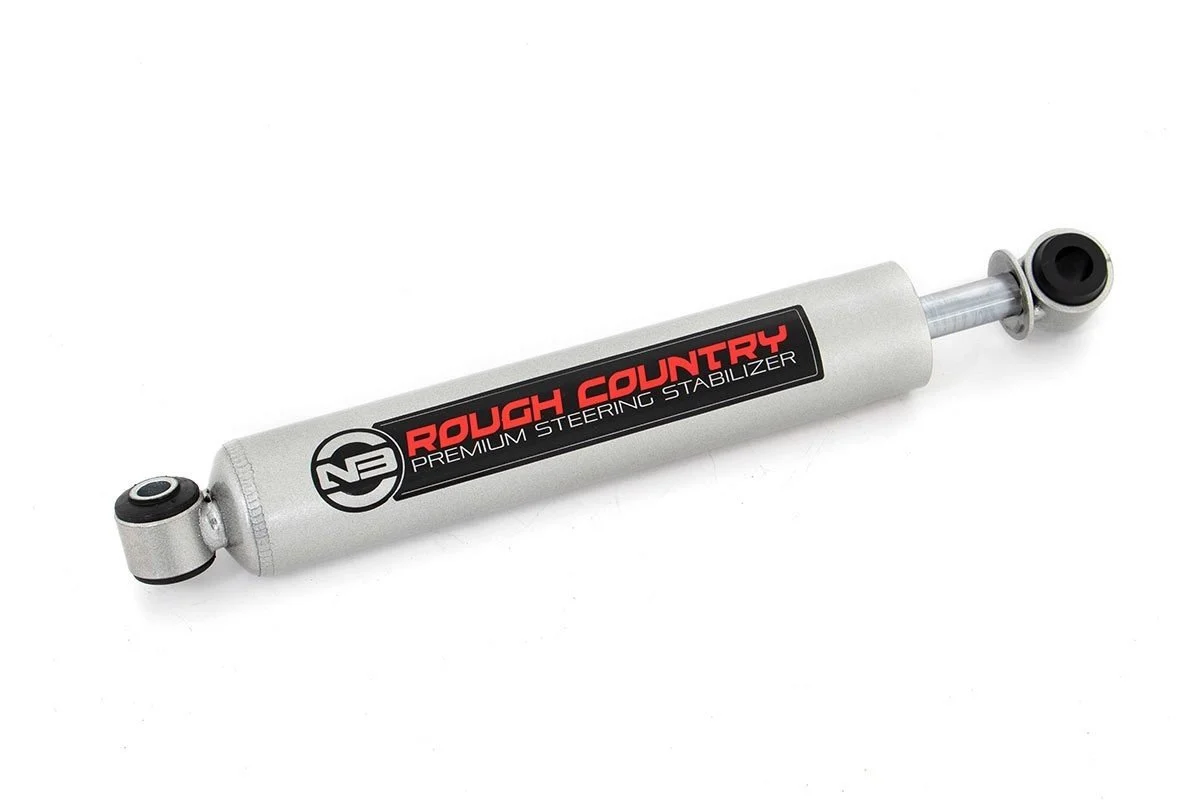 Rough Country 8730530 N3 Steering Stabilizer for 18-22 Jeep Wrangler JL & Gladiator JT