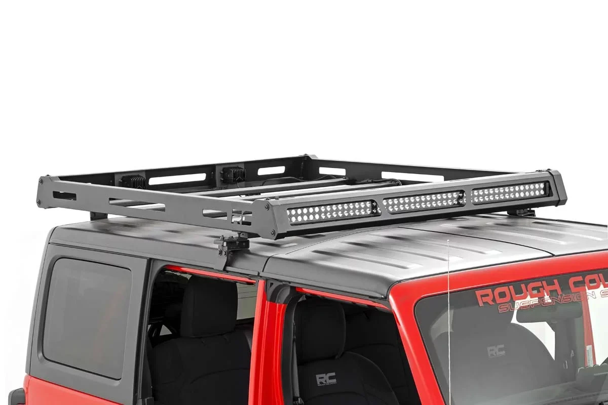 Rough Country  Roof Rack System for 18-20 Jeep Wrangler JL for 18-26 Jeep Wrangler JL