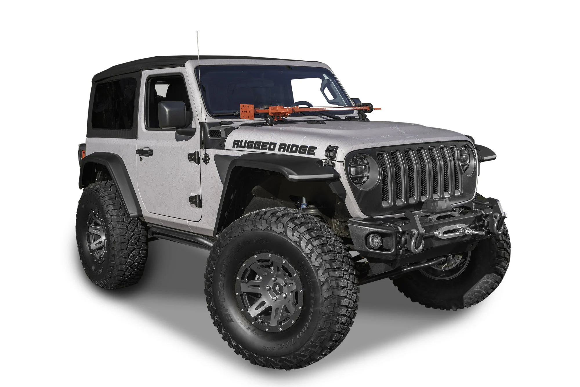 Rugged Ridge 11640.51 Max-Terrain Fender Flares for 18-22 Jeep Wrangler JL