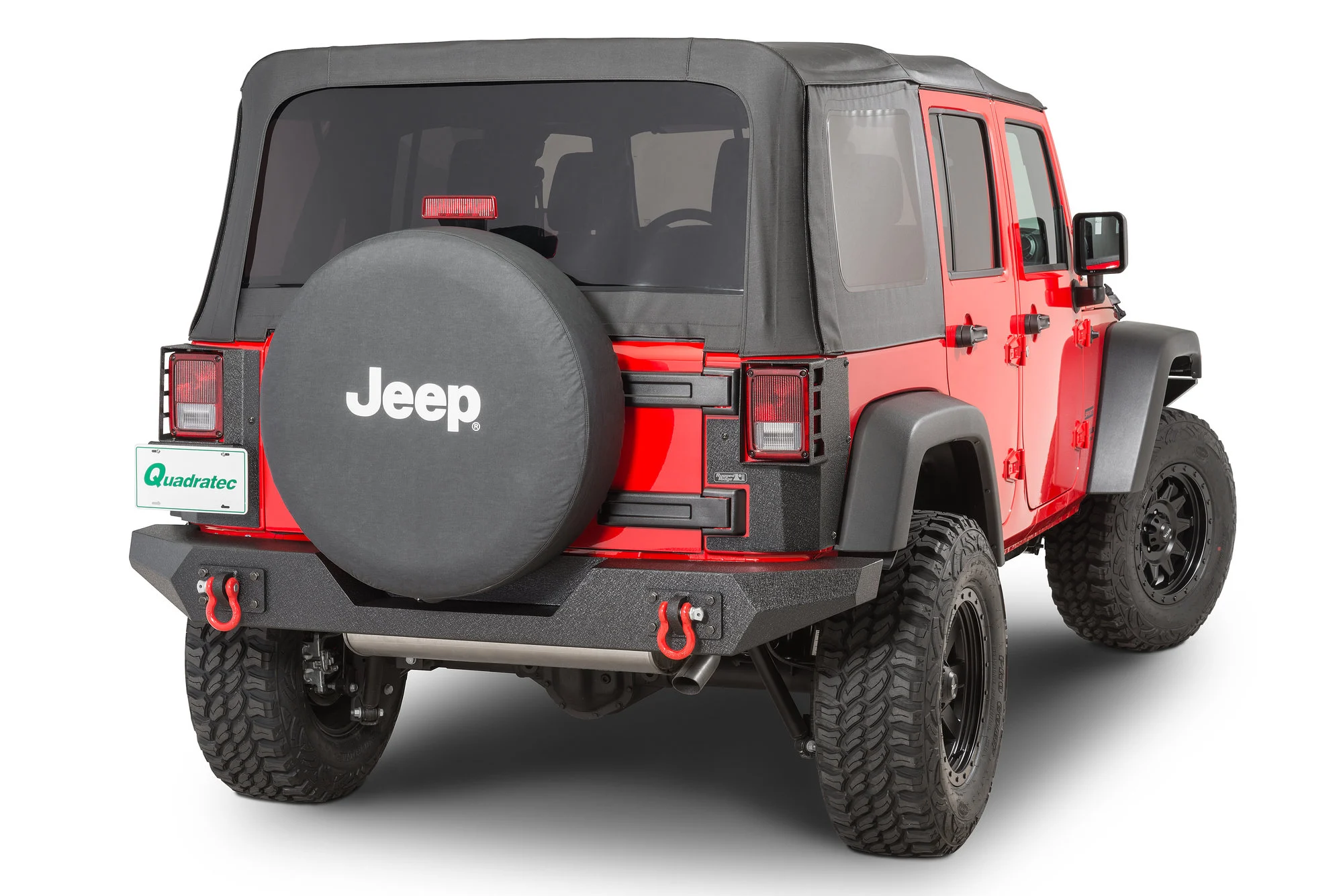 Rugged Ridge 11615.20 XHD Rear Corner Guards for 07-18 Jeep Wrangler Unlimited JK 4 Door