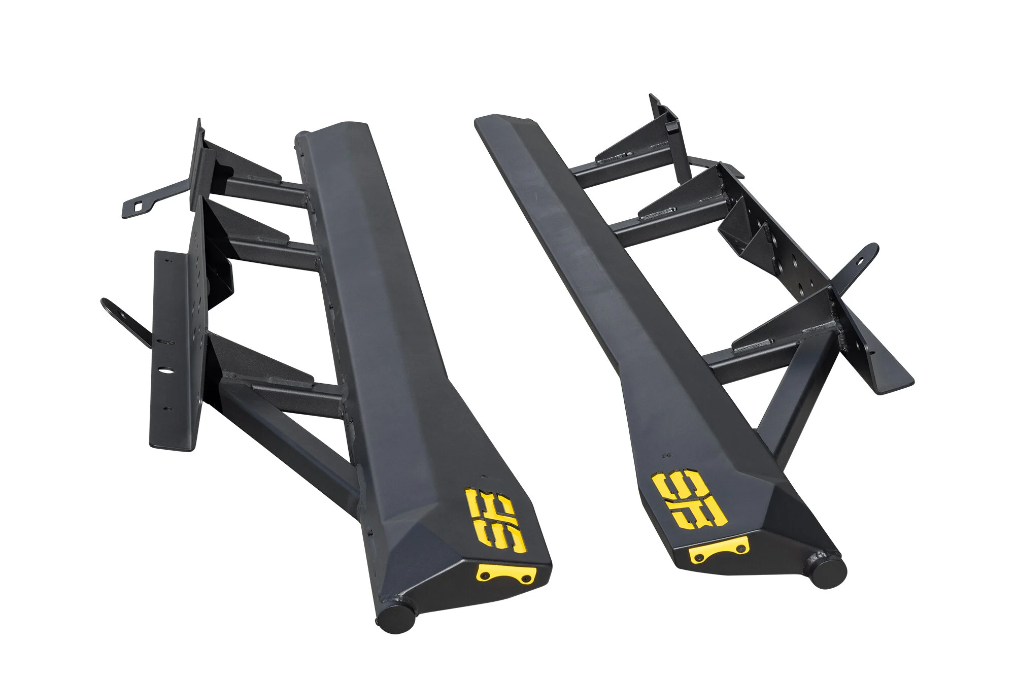 Smittybilt SB61648W Sliders with Steps for 16-23 Toyota Tacoma