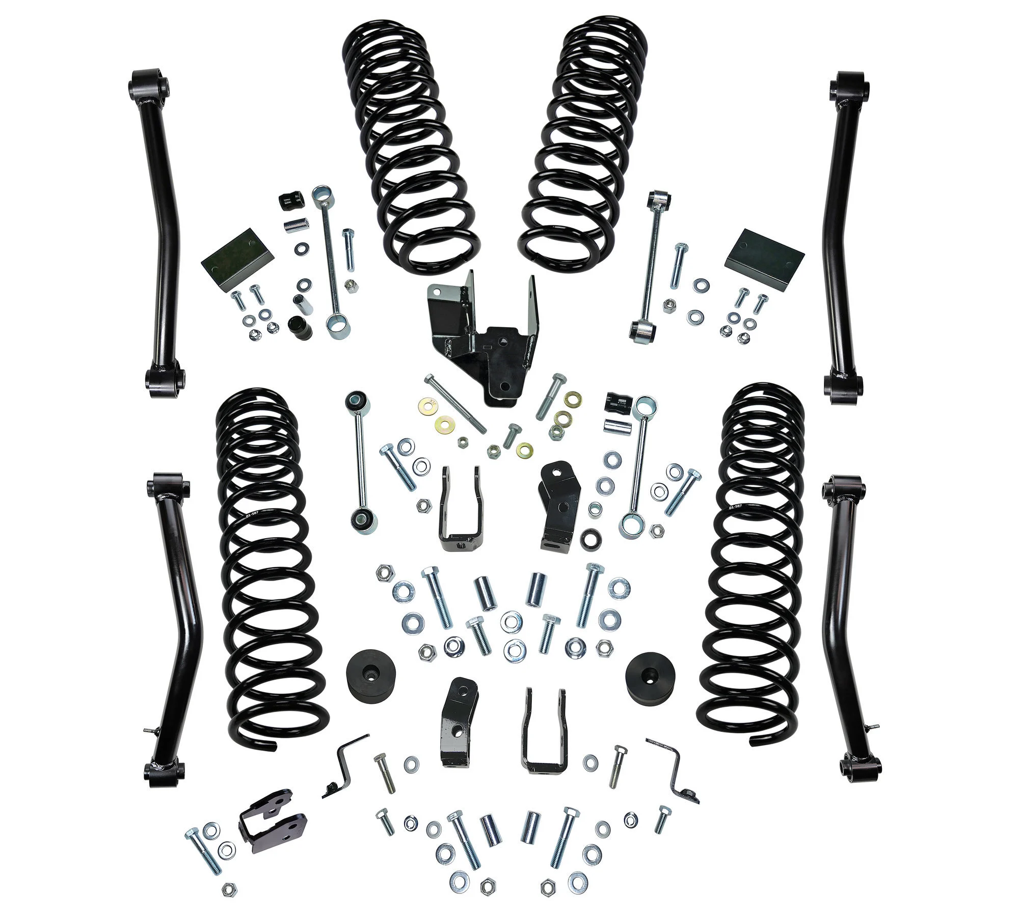 Superlift  4" Dual Rate Coil Lift Kit for 18-23 Jeep Wrangler JL 2-Door