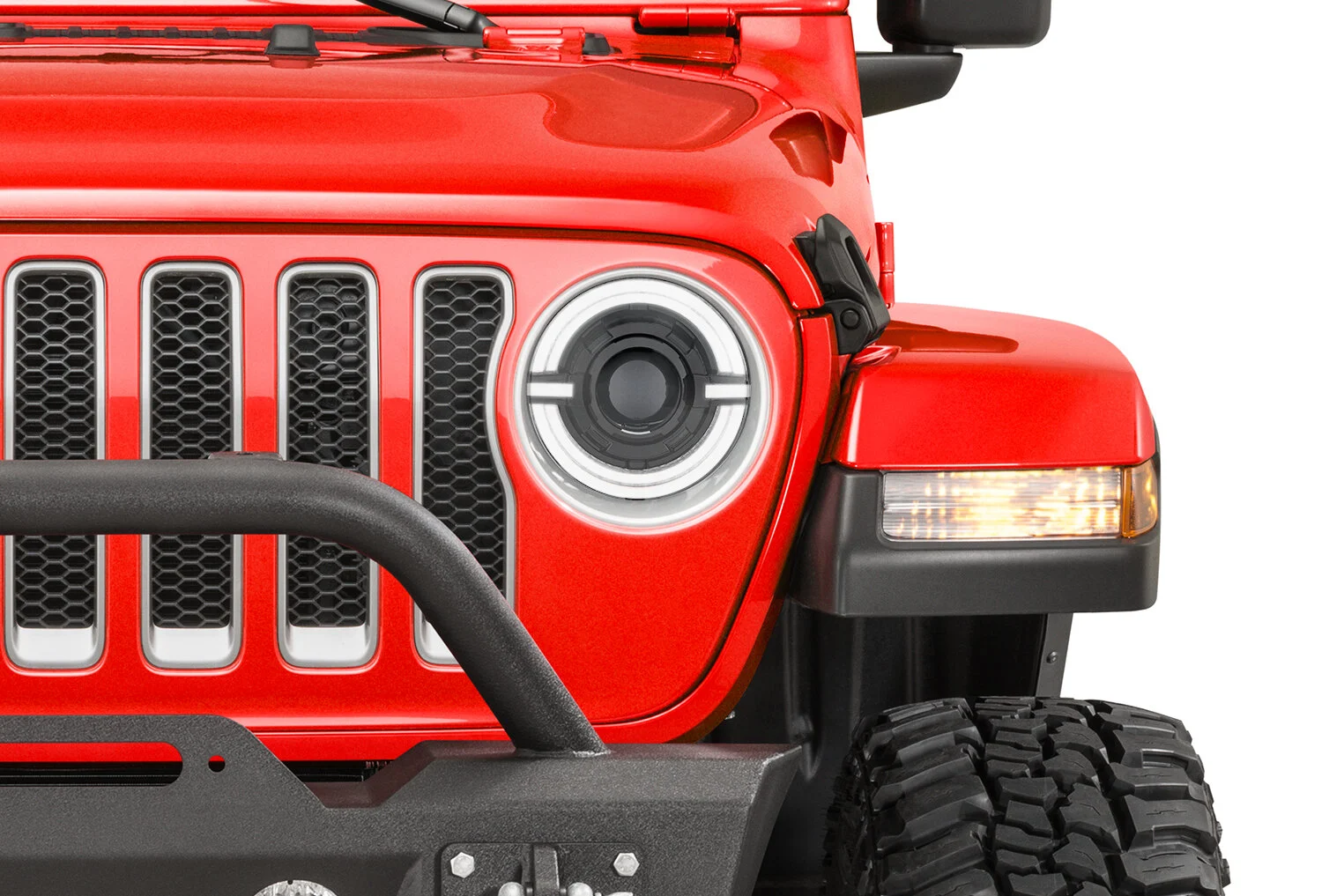 TACTIK  9" Gen 2 LED Headlights with DRL Halo and Plug & Play Wiring Harness for 18-25 Jeep Wrangler JL & Gladiator JT