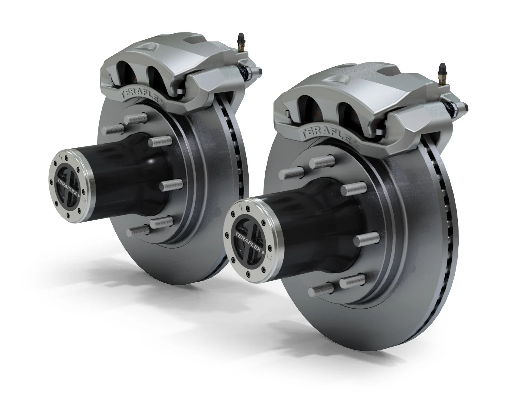Teraflex  Front Full Float 8-Lug Locking Hub Conversion Kit with Big Brake Conversion for 07-18 Jeep Wrangler JK