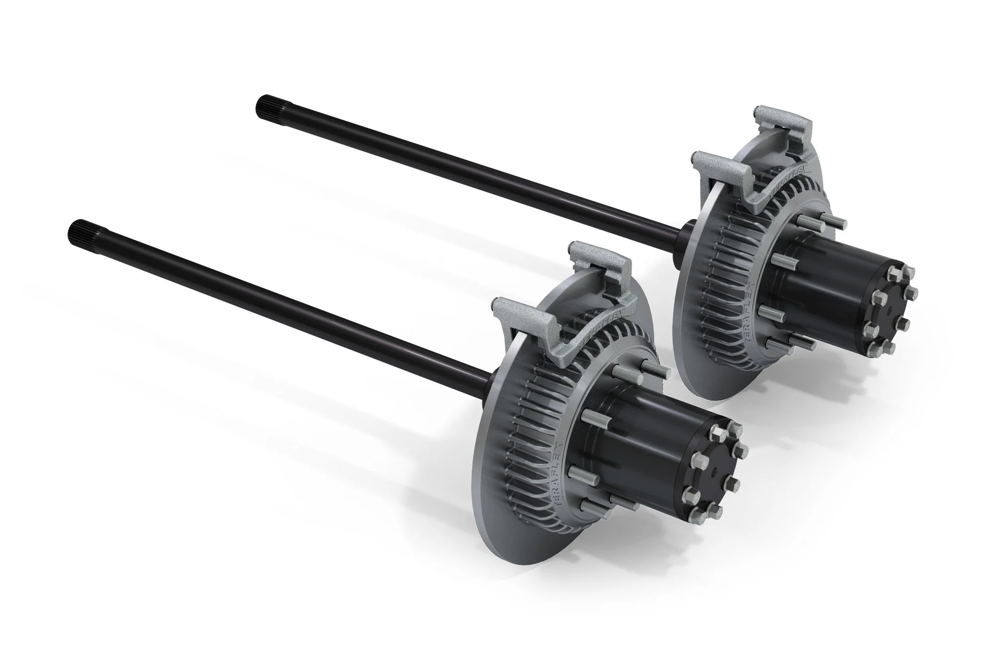 Teraflex  Rear Full Float 30 Spline 8-Lug Conversion with Rotors for 07-18 Jeep Wrangler JK with Non-Rubicon Dana 44