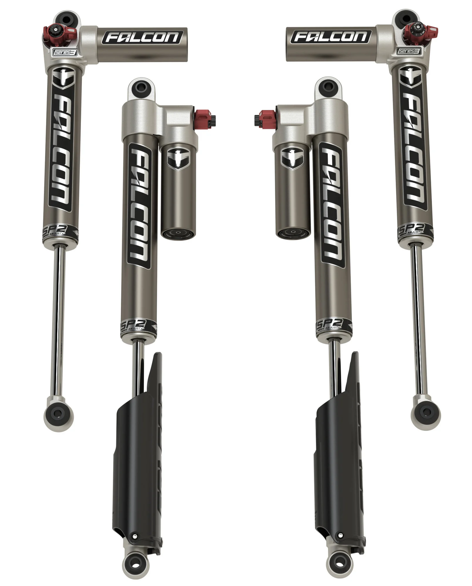 Teraflex  Falcon SP2 3.3 Fast Adjust Piggyback Shocks for 20-23 Jeep Gladiator JT