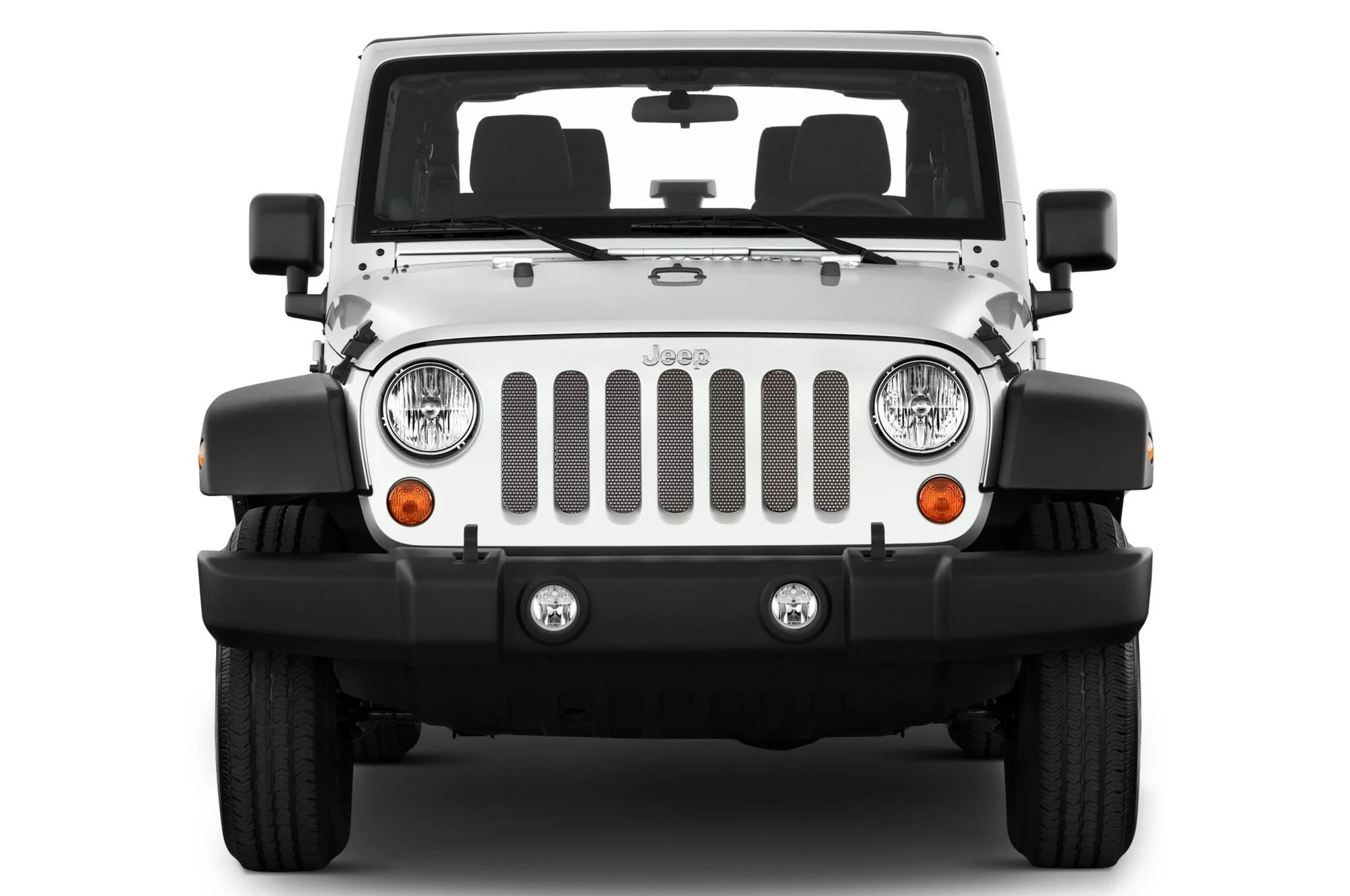 Under The Sun Inserts  Solid Color Grille Insert for 18-23 Jeep Wrangler JL Amber Fire for 18-19 Jeep Wrangler JL