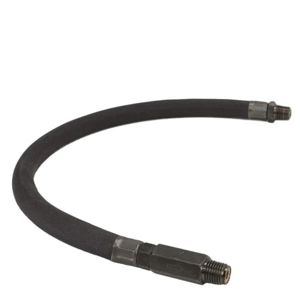Viair  24" Stainless Steel Braided Leader Hose with Black Cover and Check Valve