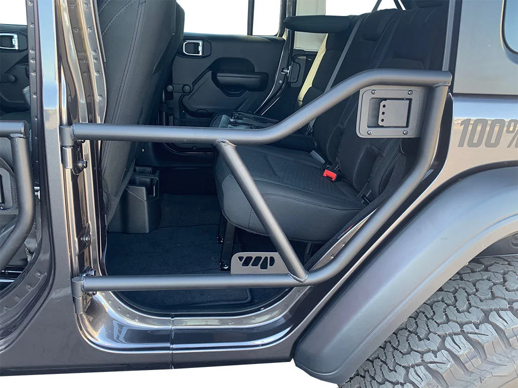Warrior Products 6774 Rear Adventure Tube Doors for 18-20 Jeep Wrangler JL Unlimited & Gladiator JT