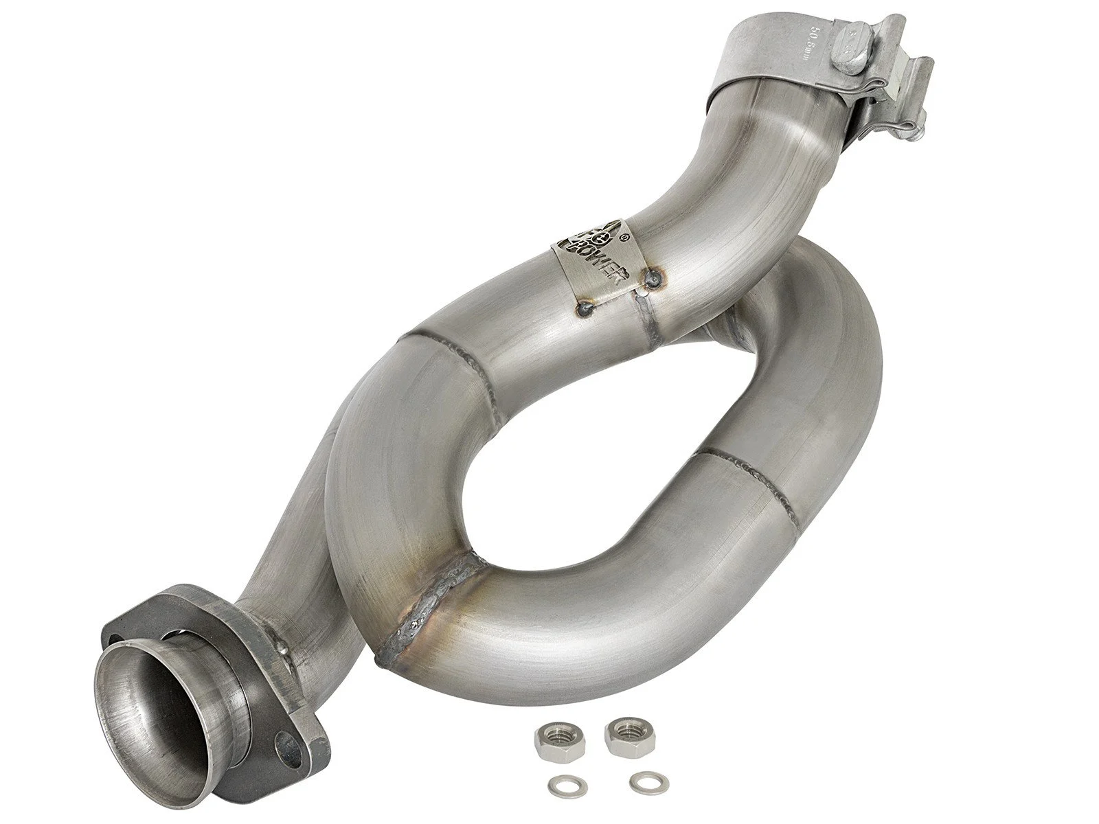 aFe Power 48-48021 Twisted Steel Loop Relocation Pipe for 12-18 Jeep Wrangler JK & Unlimited JK with 3.6L V6