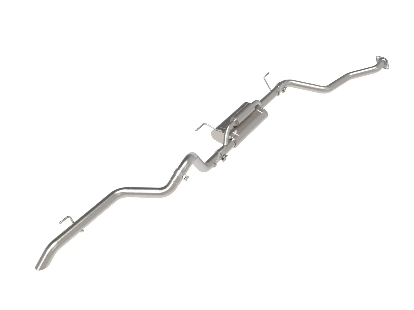 aFe Power 49-36077 Vulcan Series 2.5" 304 Stainless Steel Cat-Back Hi-Tuck Exhaust System for 24-26 Toyota Tacoma L4-2.4L