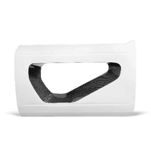 2021-2024 Ford Bronco 2DR Fiberglass Halo Doors With Carbon Fiber Inserts - Anderson Composites - AC-DD21FDBR2D-HA-PC