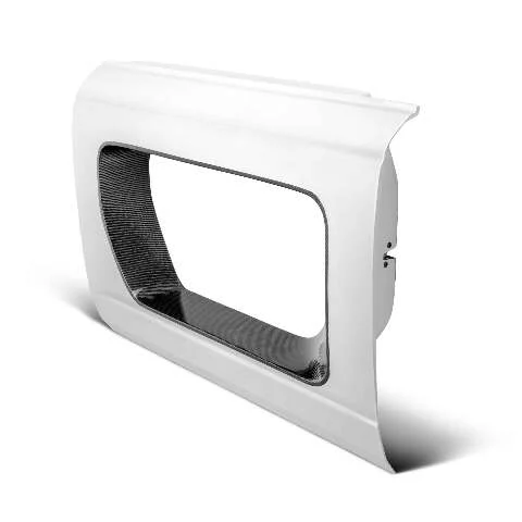 2021-2024 Ford Bronco 4DR Fiberglass Front Halo Doors With Carbon Fiber Inserts - Anderson Composites - AC-DD21FDBR4D-HA-F-PC