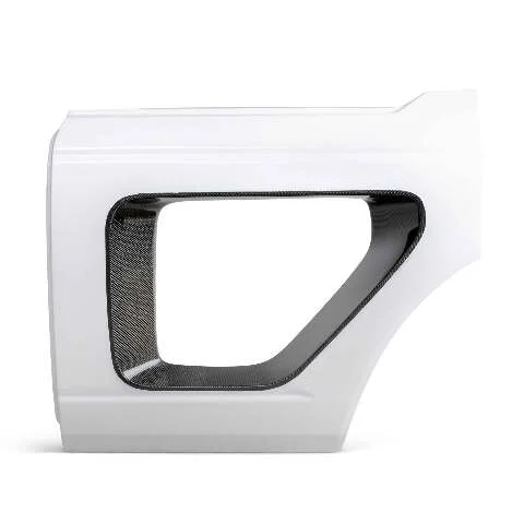 2021-2024 Ford Bronco 4DR Fiberglass Rear Halo Doors With Carbon Fiber Inserts - Anderson Composites - AC-DD21FDBR4D-HA-R-PC