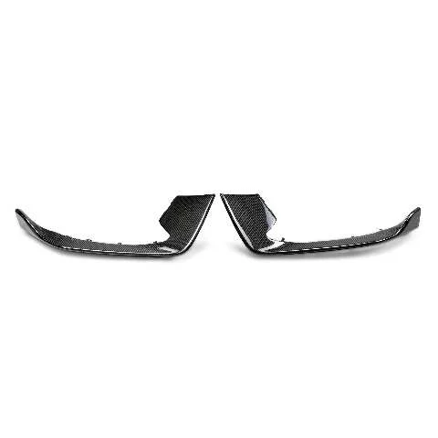 2015-2020 Ford Mustang GT350 Carbon Fiber Front Bumper Inserts - Anderson Composites - AC-FBI15MU350