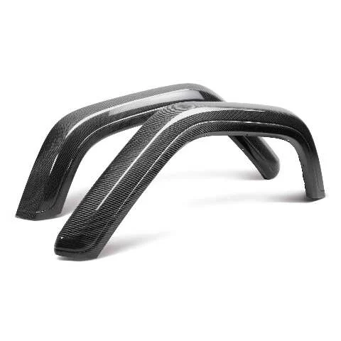 2019-2024 Jeep Wrangler (JL) Carbon Fiber Rear Fender Flares - Anderson Composites - AC-FLR18JPJL-R