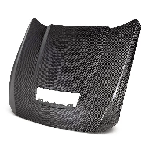 2024 Ford Mustang Type-OE Double Sided Carbon Fiber Hood - Anderson Composites - AC-HD24FDMU-OE-DS