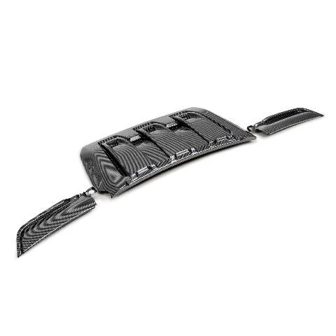 2023-2024 Ford F-150 Raptor R Type-OE Carbon Fiber Hood Vent - Anderson Composites - AC-HDS23FDRAR-OE