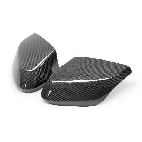 2020-2024 Chevrolet Corvette (C8) Carbon Fiber Replacement Mirror Covers - Anderson Composites - AC-MC20CHC8