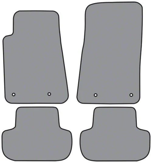 Complete Cutpile Die Cut Carpet Front and Rear Floor Mats (10-15 Camaro)