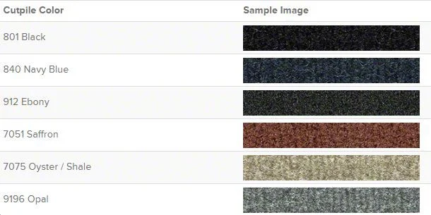 Cutpile Die Cut Carpet Front Floor Mats (16-24 Camaro)