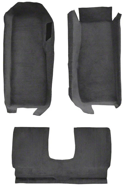 Front Truvette Molded Carpet with Riser and Mass Backing (05-13 Corvette C6 Coupe)