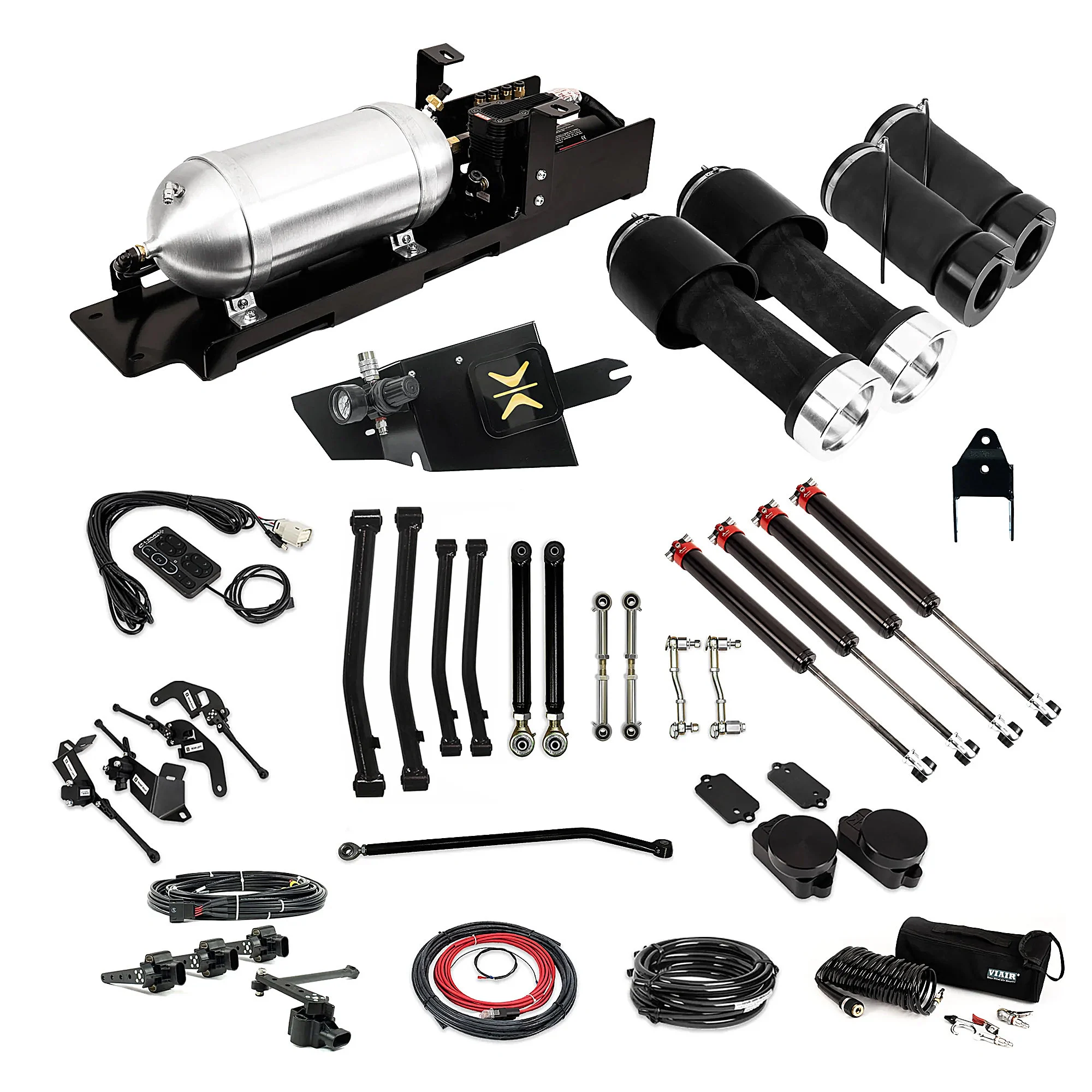 AccuAir AA-4104 Air Suspension System for 18-26 Jeep Wrangler JL Unlimited 4-Door for 21-26 Jeep Wrangler JL Unlimited 4-Door 4xe